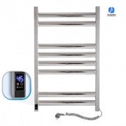 Электрический полотенцесушитель NAVIN Ellipse 500х800 Sensor (подключение слева) хром 10-045153-5080