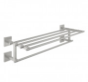 Держатель-полка для полотенец Grohe QuickFix Start Cube металл суперсталь 41099DC0