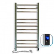 Електрична сушка для рушників NAVIN Класик Квадро 500х1000 Sensor (підключення зліва) таймер хром 10-016153-5010