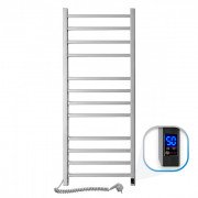 Электрический полотенцесушитель NAVIN Loft 500х1200 Sensor (подключение слева) таймер хром 10-043153-5012