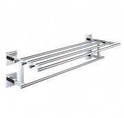 Держатель-полка для полотенец Grohe QuickFix Start Cube металл хром 41099000