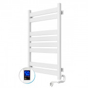 Електрична сушка для рушників NAVIN Largo 500х800 Sensor (підключення праворуч) таймер білий оксамит 12-844053-5080