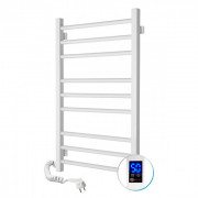 Електрична сушка для рушників NAVIN Класик Квадро 500х800 Sensor (підключення зліва) таймер білий 12-116153-5080