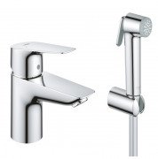 Змішувач для раковини Grohe QuickFix StartEdge з гігієнічним душем хром 23773001