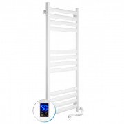 Електрична сушка для рушників NAVIN Ellipse 500х1200 Sensor (підключення праворуч) таймер білий оксамит 12-845053-5012