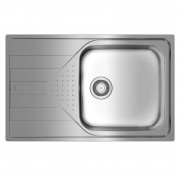 Мийка для кухні Teka UNIVERSE 50 1B 1D MAX 79×50 см з крилом нерж. сталь полірована 115110020