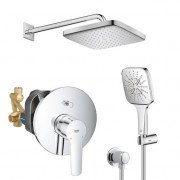 Душова система прихованого монтажу Grohe QuickFix Start хром UA25183007