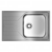 Мойка для кухни Teka UNIVERSE 45 1B 1D MAX 79×50 см с крылом нерж. сталь полированная 115110015
