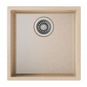 Мийка для кухні Teka Square 40.40 TG 44х44 см під стільницю теграніт світло-бежевий 115230027