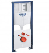 Комплект инсталляции Grohe Solido Even с клавишей смыва хром 39930000