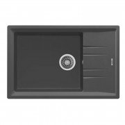 Мийка для кухні Teka Stone 60 B-TG 1B 1D 78х51 см з крилом теграніт графіт 115330034