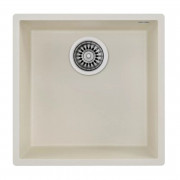 Мойка для кухни Teka Square 40.40 TG 44х44 см под столешницу тегранит белый крем 115230028