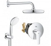 Душева система прихованого монтажу Grohe QuickFix Start хром UA202802R2