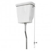 Сливной бачок для унитаза ArtCeram Hermitage высокий керамика белый HEC004 01;00