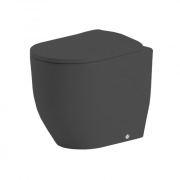 Унітаз для підлоги ArtCeram Monet безободковий 36х52 см кераміка чорний матовий MNV002 17;00