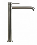 Смеситель для раковины Ponsi Stilox однорычажный матовая нержавеющая сталь BTSTLXLA03