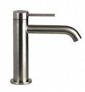 Смеситель для раковины Ponsi Stilox однорычажный матовая нержавеющая сталь BTSTLXLA01