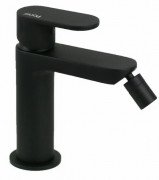 Змішувач для біде Ponsi Versilia одноважільний з донним клапаном матовий чорний BTVERKBI01