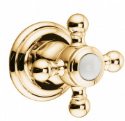 Перемикач для душу Kludi 1926 на 2 положення позолочений 518494520