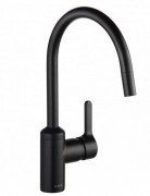 Смеситель для кухни Kludi Bingo Star с выдвижной лейкой черный матовый 428513978
