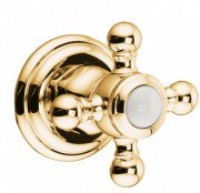 Перемикач для душу Kludi 1926 на 2 положення позолочений 518494520