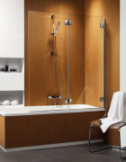 Шторка для ванны Radaway Carena PND I 130 см правая профиль хром/прозрачное стекло 1202201-101R