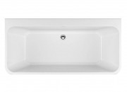 Ванна акрилова Radaway Gloria 170x75 см пристінна білий WA1-54-170x075U