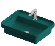 Раковина для ванной ArtCeram Fuori Scala 60,5х45,5 см керамика сине-зеленый TFL034 42;00