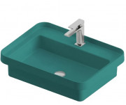 Раковина для ванной ArtCeram Fuori Scala 60,5х45,5 см керамика зеленый TFL034 43;00