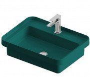 Раковина для ванной ArtCeram Fuori Scala 60,5х45,5 см керамика сине-зеленый TFL034 42;00