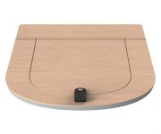 Сидіння з кришкою для унітазу ArtCeram The One дюропласт дуб THA001 82