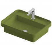 Раковина для ванной ArtCeram Fuori Scala 60,5х45,5 см керамика зеленый шалфей TFL034 44;00