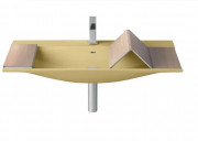 Раковина для ванной ArtCeram The One 90х42 см керамика желтый THL002 12;00