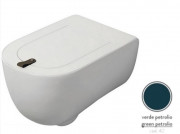 Унітаз підвісний ArtCeram The One безободковий 35х52 см кераміка синьо-зелений THV001 42;00