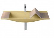 Раковина для ванної кімнати ArtCeram The One 90х42 см кераміка жовтий THL002 12;00