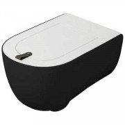 Підвісний унітаз ArtCeram The One безободковий 35х52 см кераміка чорний матовий THV001 17;00