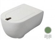 Унитаз подвесной ArtCeram The One безободковый 35х52 см керамика зеленый шалфей THV001 44;00