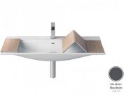 Раковина для ванної ArtCeram The One 90х42 см кераміка сіро-синій (denim) THL002 37;00