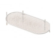 Полиця для консолі ArtCeram Flair 4.0 метал білий матовий TFA013 05