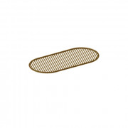 Полиця для консолі ArtCeram Flair 4.0 метал коричневий TFA013 56