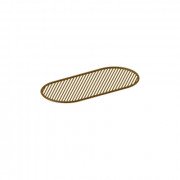 Полка для консоли ArtCeram Flair 4.0 металл коричневый TFA013 56