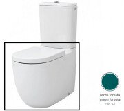 Чаша унитаза-компакта Artceram File 2.0 36х67 см керамика зеленый FLV003 43;00