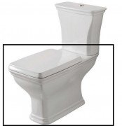 Чаша унитаза-компакта Artceram Civitas 36х73 см керамика белый CIV004 01;00