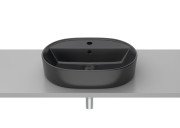 Раковина для ванной Roca Gap 55х40 см сантехническая керамика черный матовый A3270Y0080