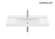 Раковина для ванной Roca Ona 100x46 см Fineceramic® Supraglaze® белый A32768AS00