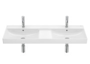 Раковина для ванной Roca Ona 120х46 см двойная Fineceramic® белый A32768B004