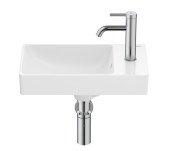 Раковина для ванної Roca Ona 45x26 см чаша зліва Fineceramic® білий A327681000