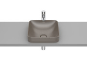 Раковина для ванной Roca Inspira 37х37 см Fineceramic® кофейный A32753R660
