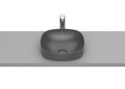 Раковина для ванной Roca Inspira 37х37 см Fineceramic® оникс A32750R640