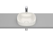 Раковина для ванной Roca Inspira 37х37 см Fineceramic® бежевый A32750R650